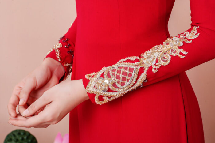 ADM013 - Áo dài bà sui - Ảnh 4