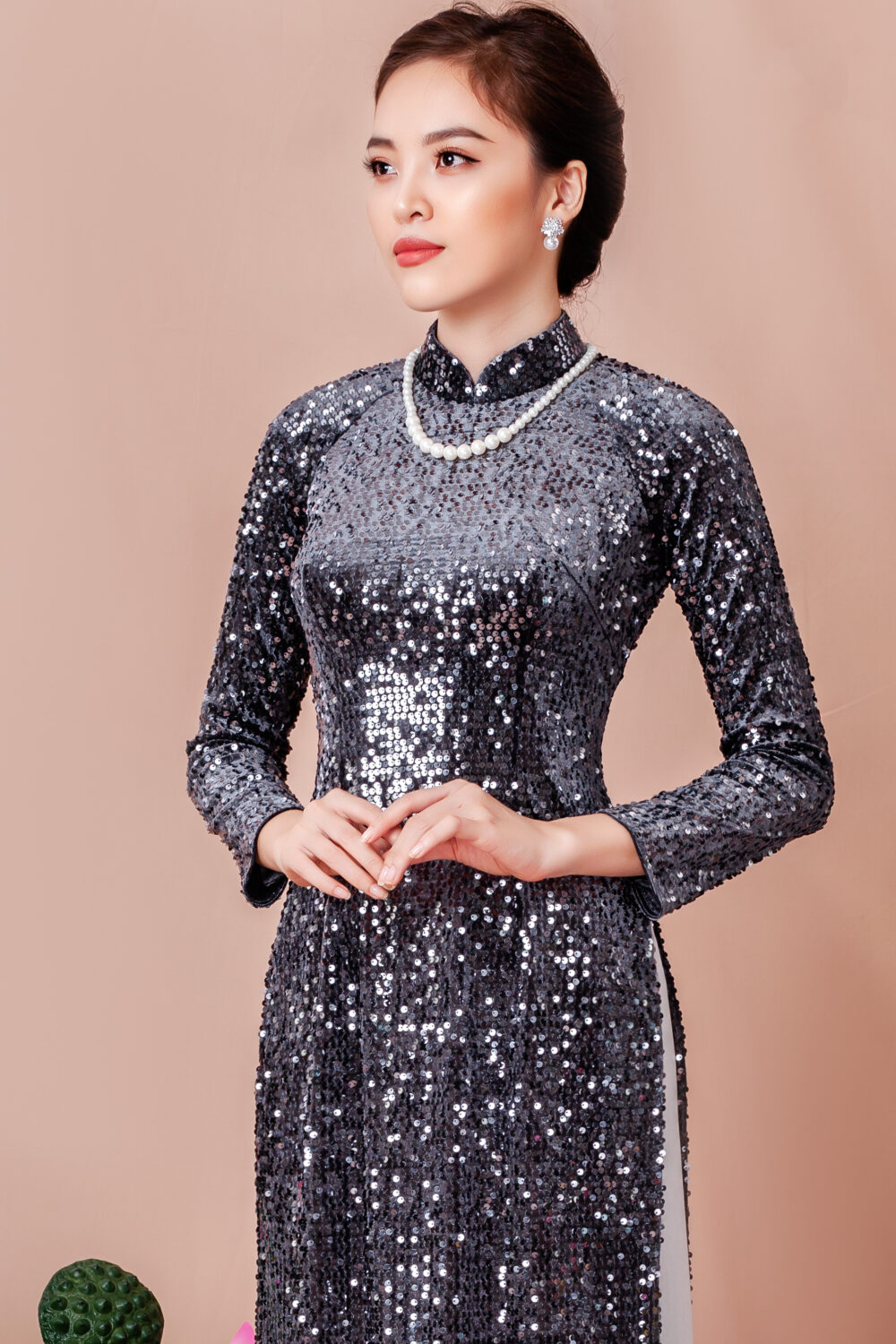 ADM023 - Áo dài bà sui - Ảnh 2