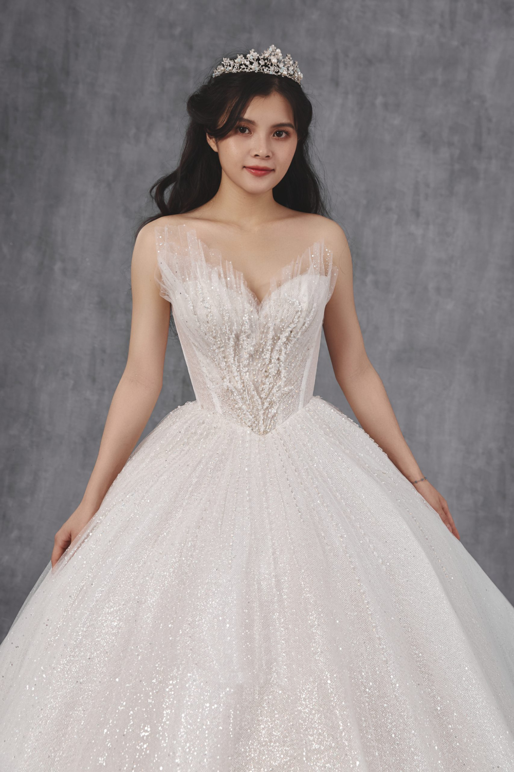 LT409 - Váy cưới xòe - Ảnh 2