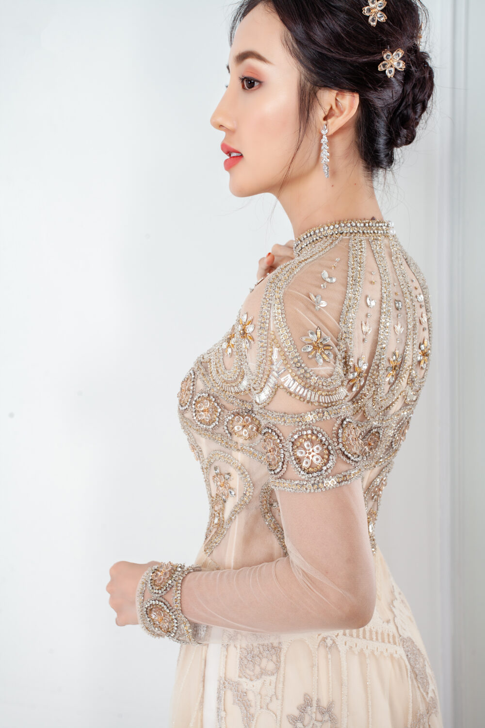 ADD006 - Áo dài cưới - Ảnh 2