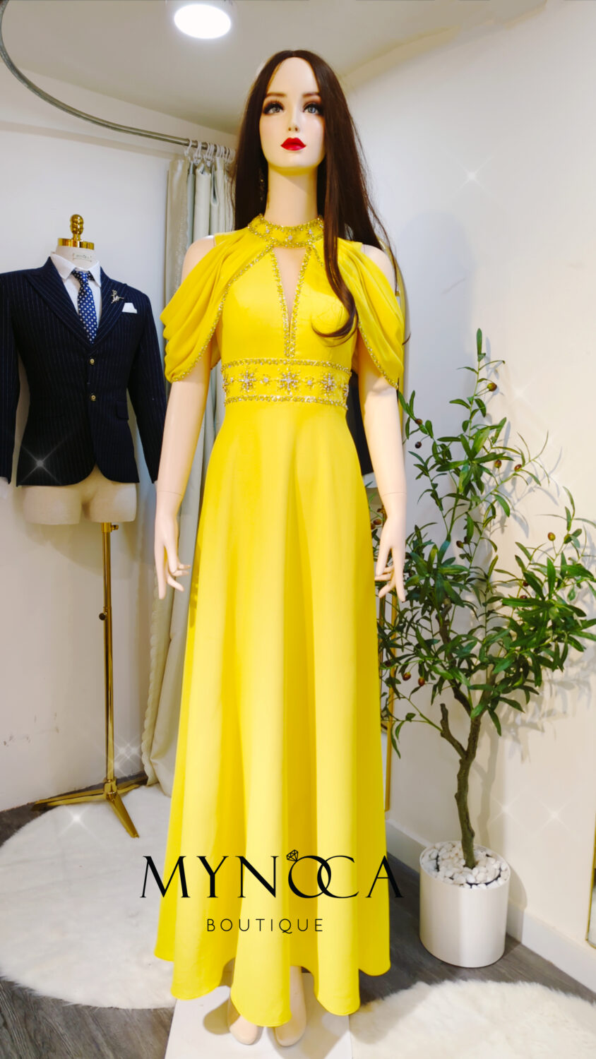 MDH022 - Đầm dạ hội suông A