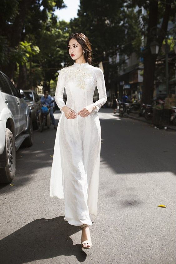 ao dai dam hoi dep don gian 6
