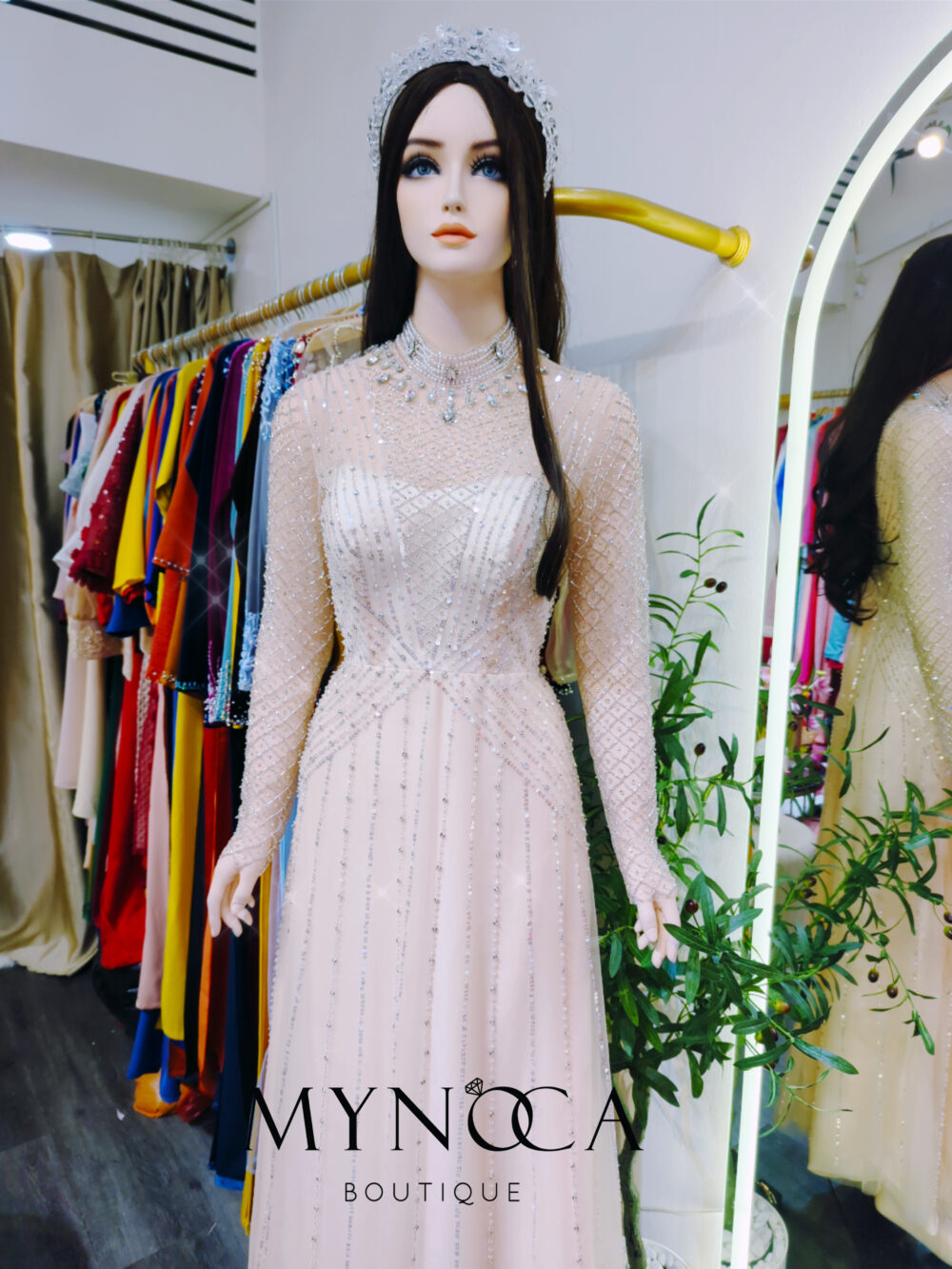 MDH031 - Đầm dạ hội suông A - Ảnh 3