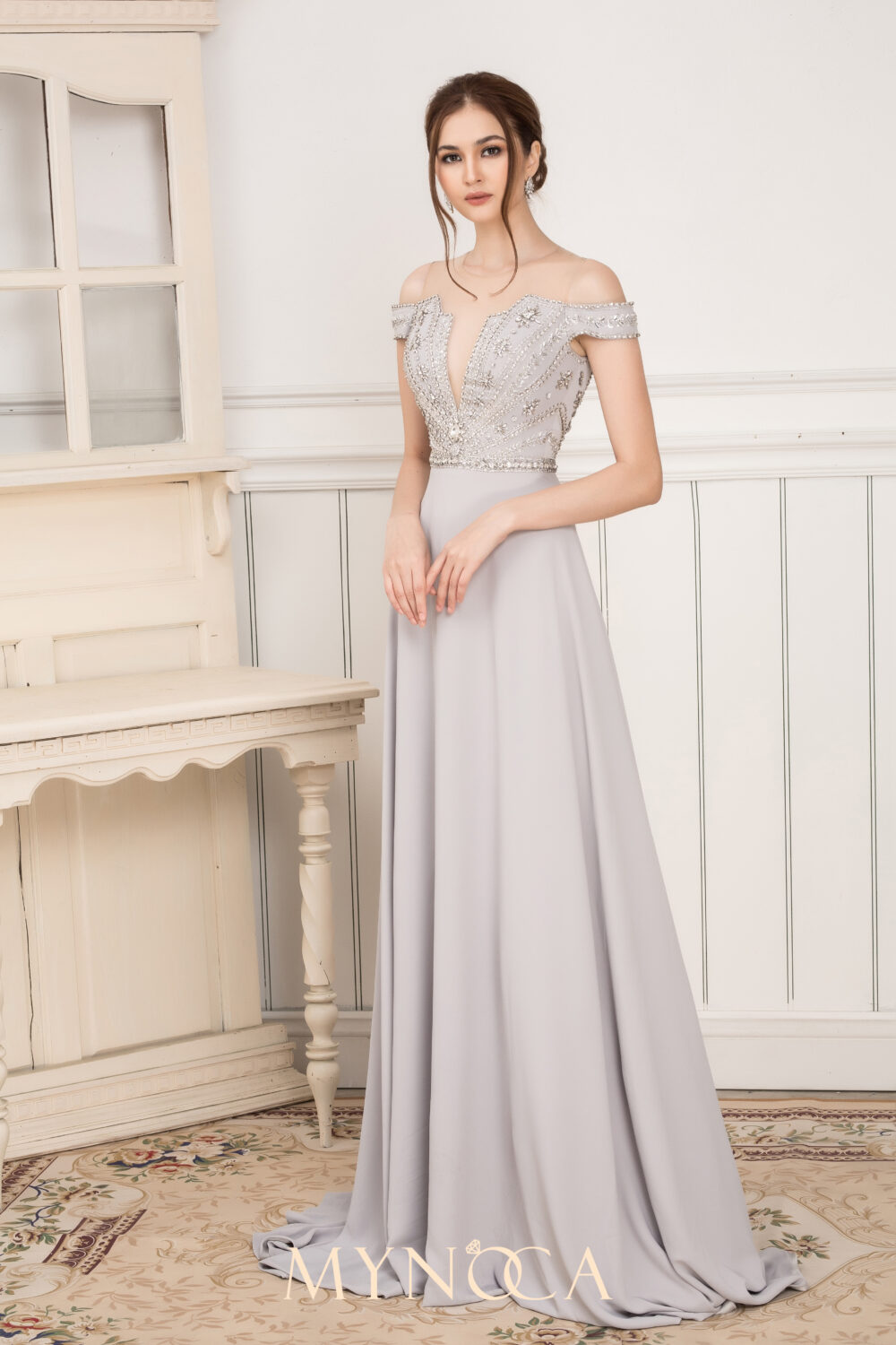 MDH004 - Đầm dạ hội suông A