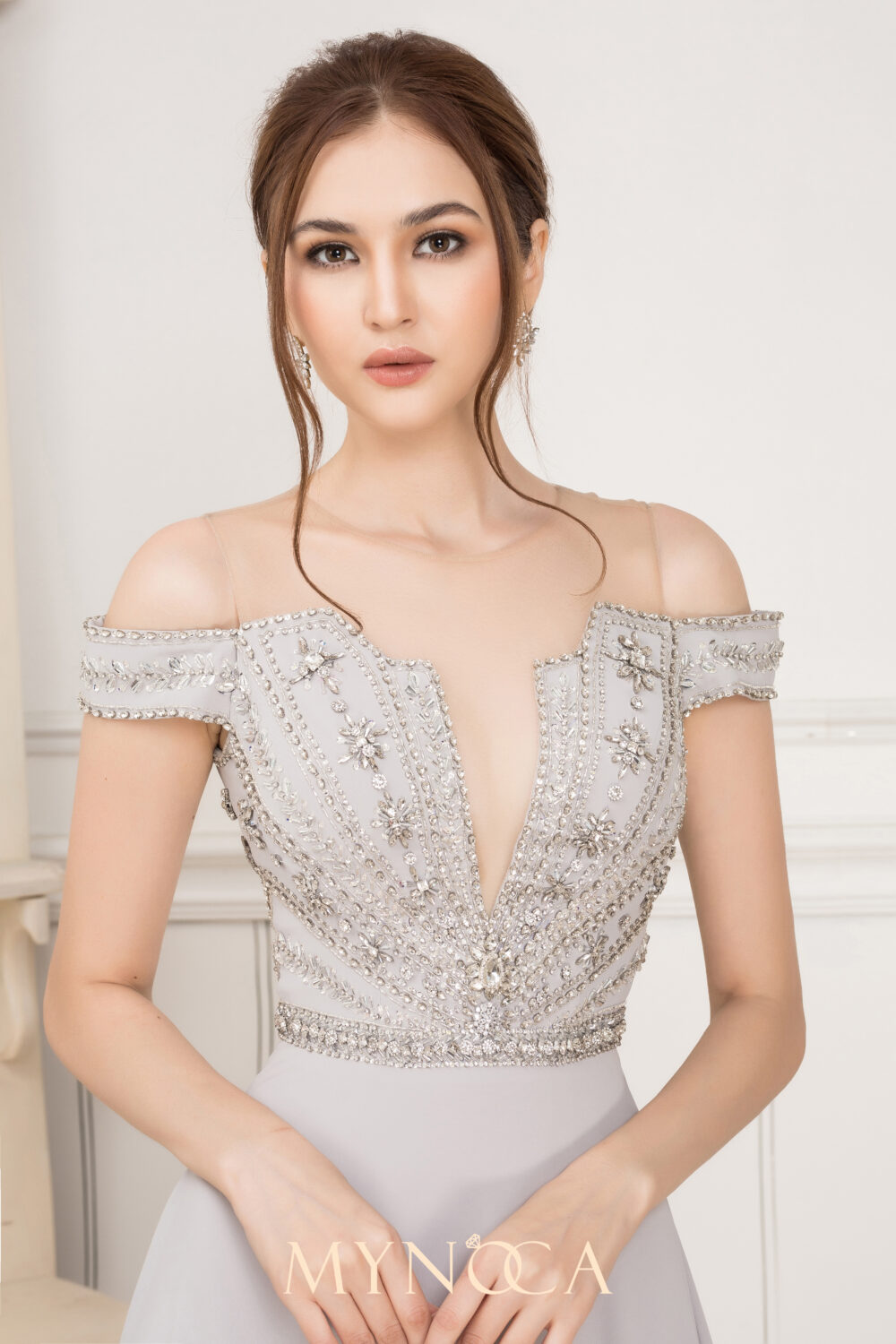 MDH004 - Đầm dạ hội suông A - Ảnh 2