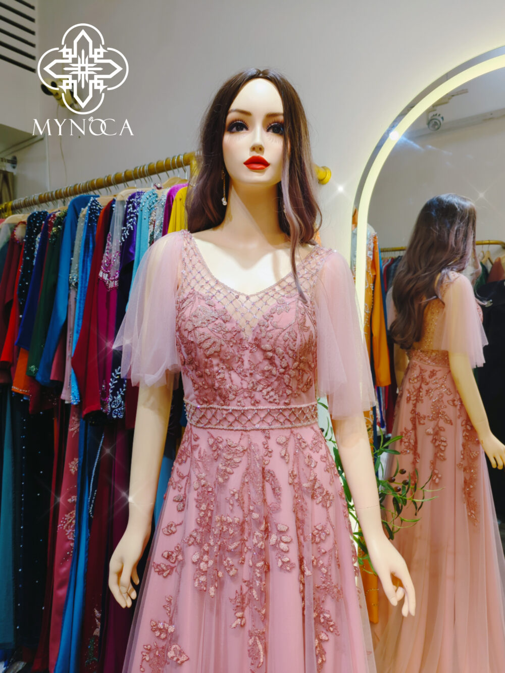 MDH069 - Đầm dạ hội suông A - Ảnh 2