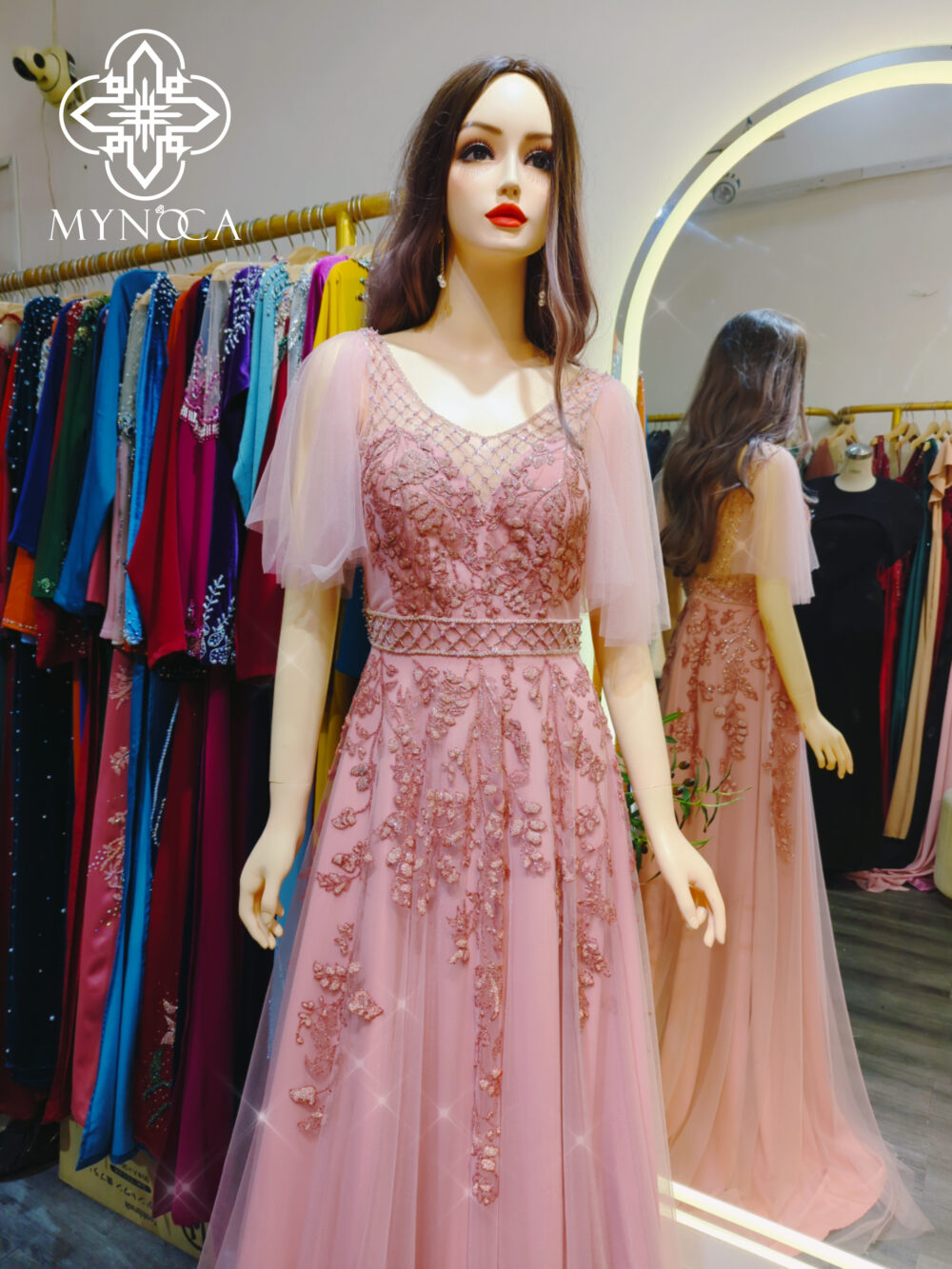 MDH069 - Đầm dạ hội suông A - Ảnh 3