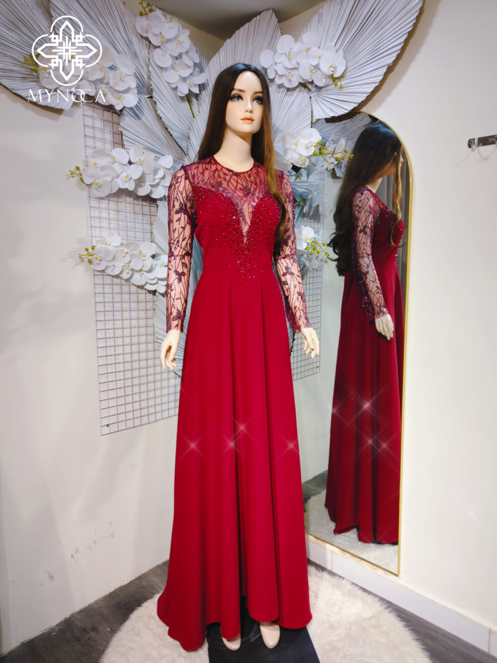 MDH070 - Đầm dạ hội suông A - Ảnh 3