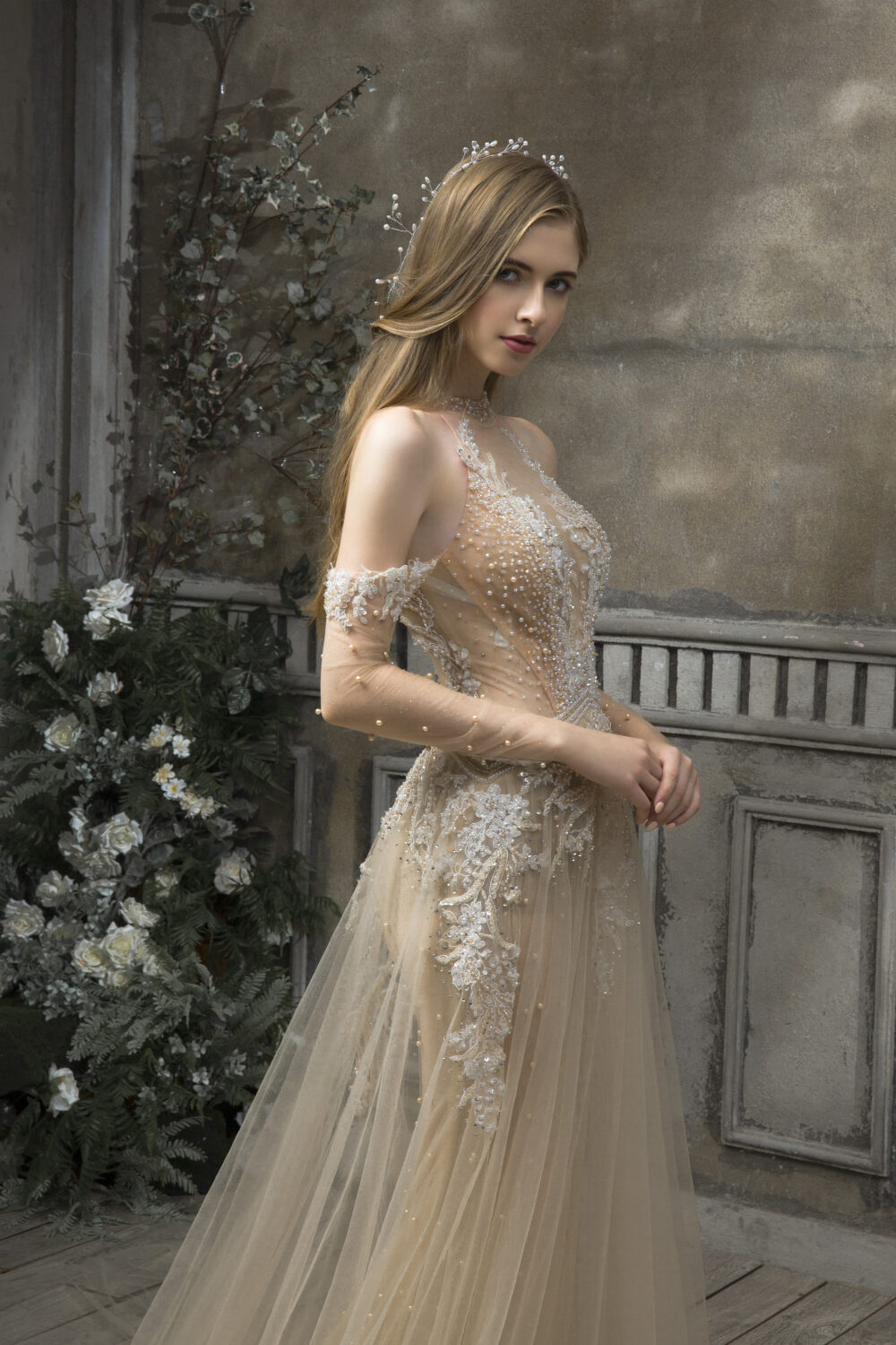 MVC005 - Váy cưới đuôi cá - Ảnh 3