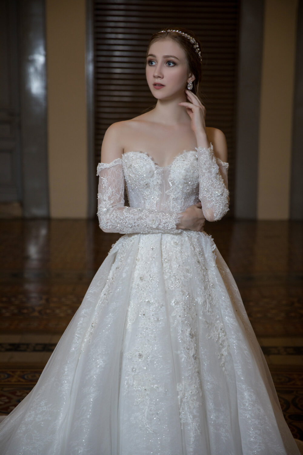 MVX020 - Váy cưới xòe - Ảnh 2