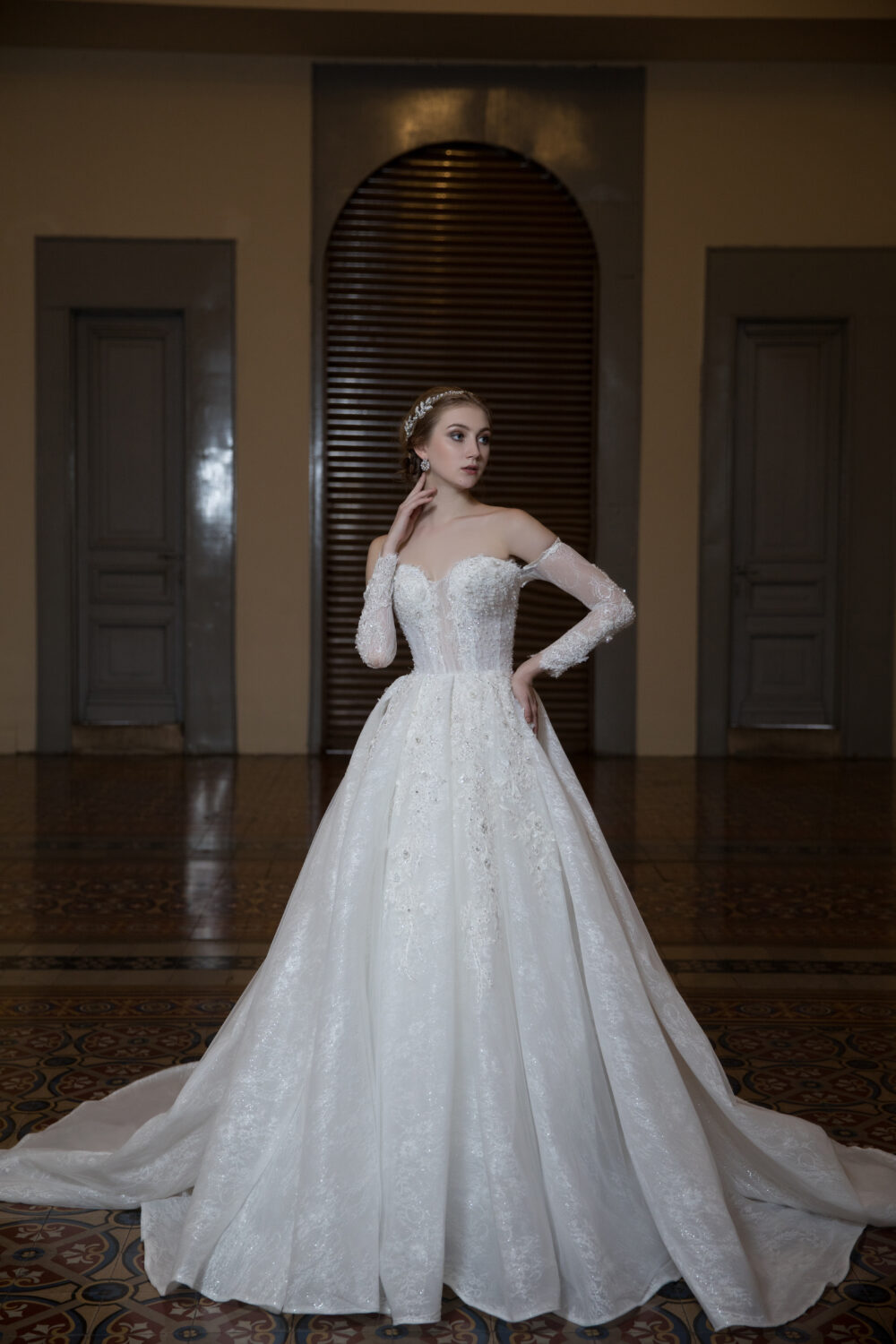 MVX020 - Váy cưới xòe - Ảnh 3