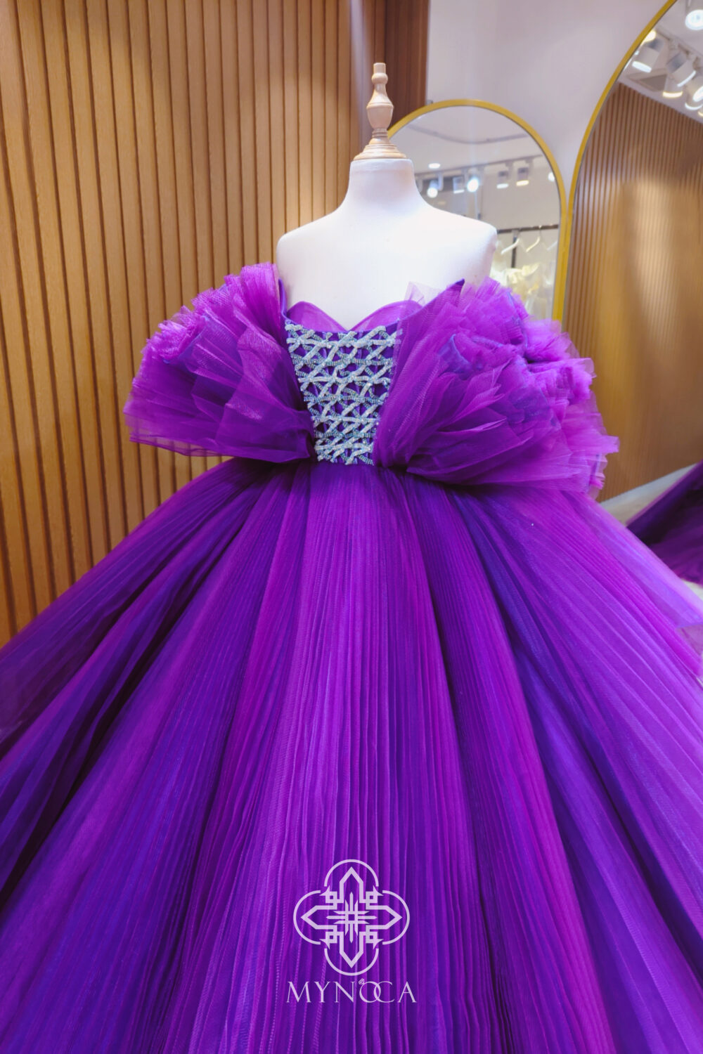 MVX021 - Váy cưới xòe - Ảnh 2