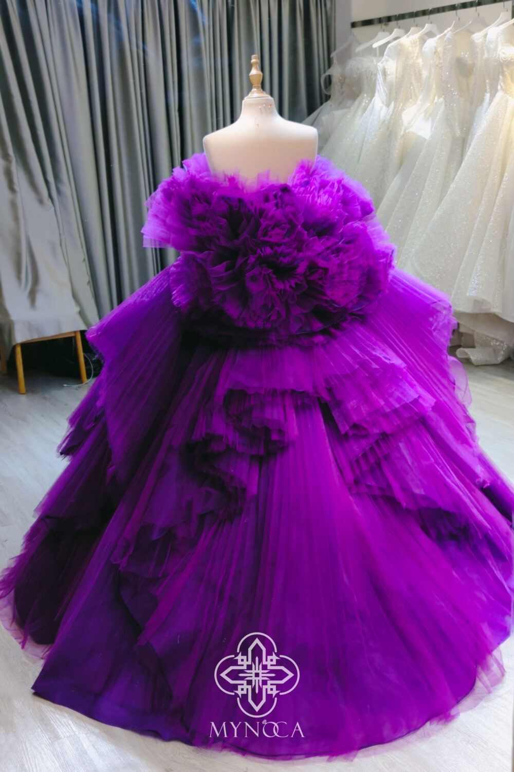 MVX021 - Váy cưới xòe - Ảnh 4