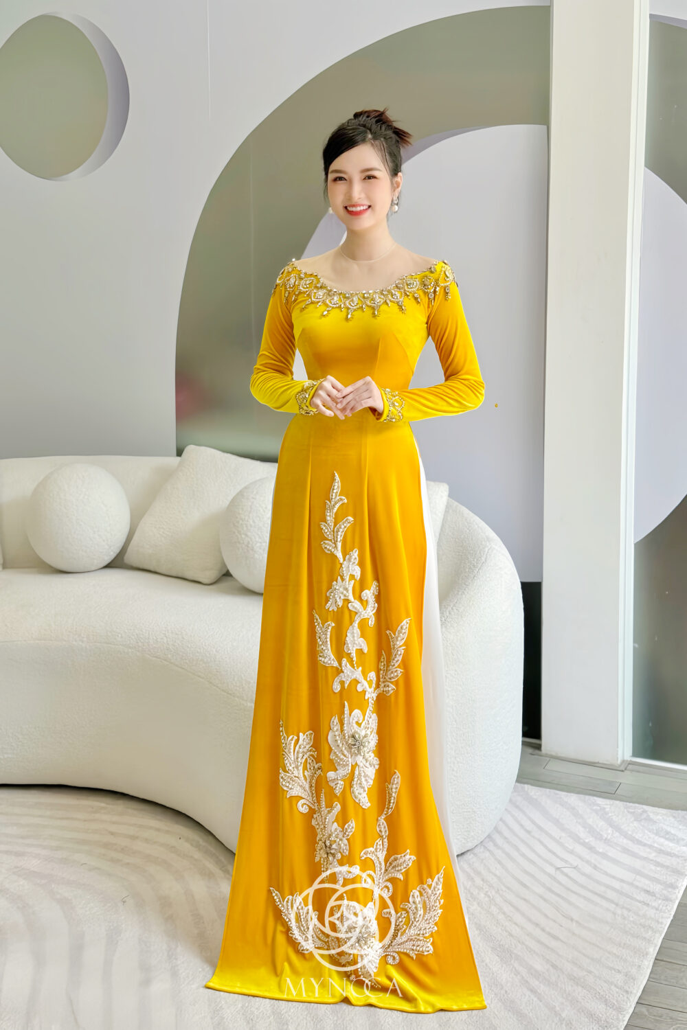 MBS017 - Áo dài bà sui