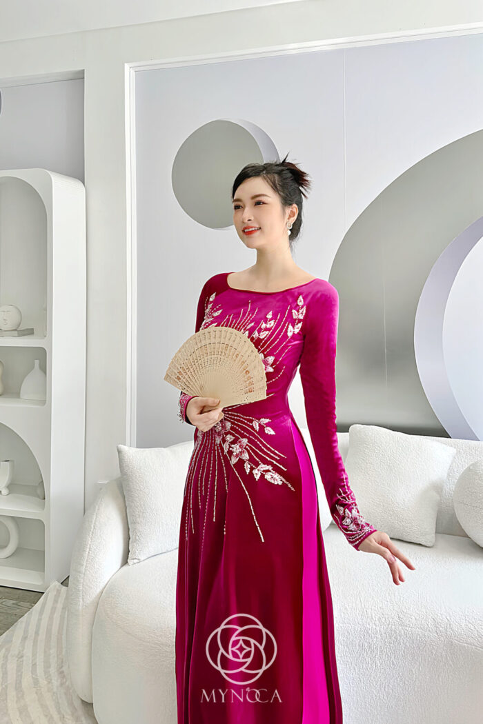 MBS007 - Áo dài bà sui - Ảnh 2