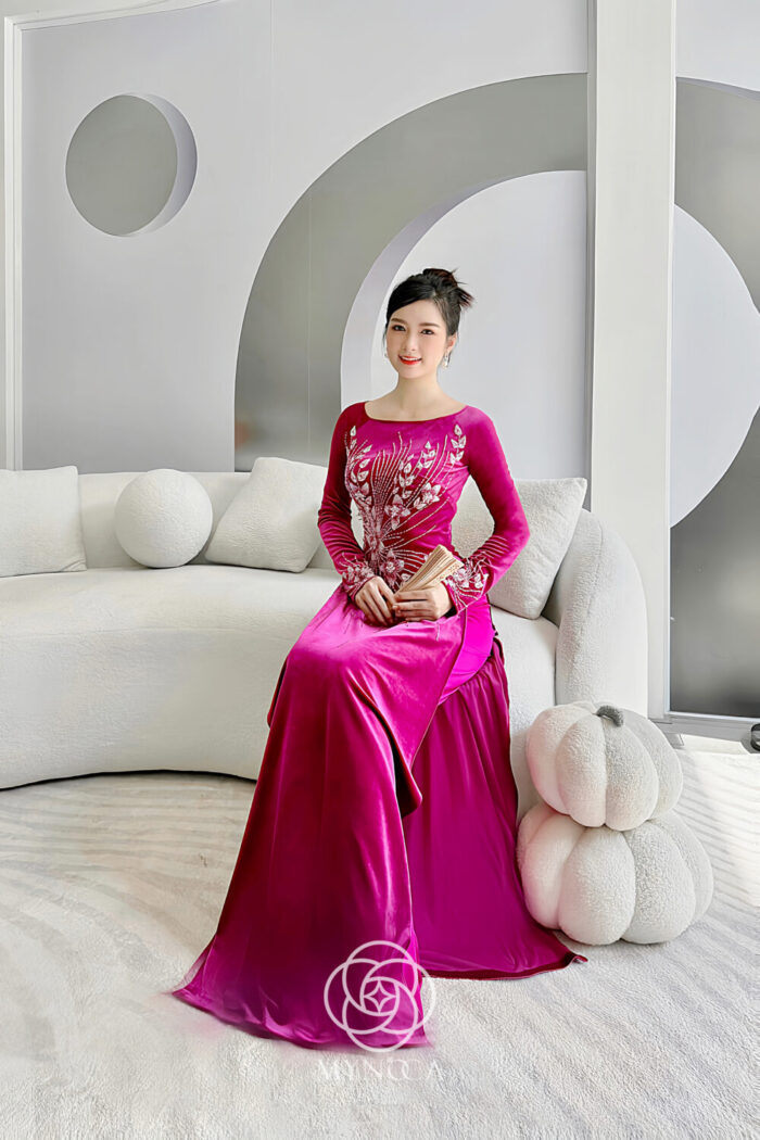 MBS007 - Áo dài bà sui - Ảnh 3