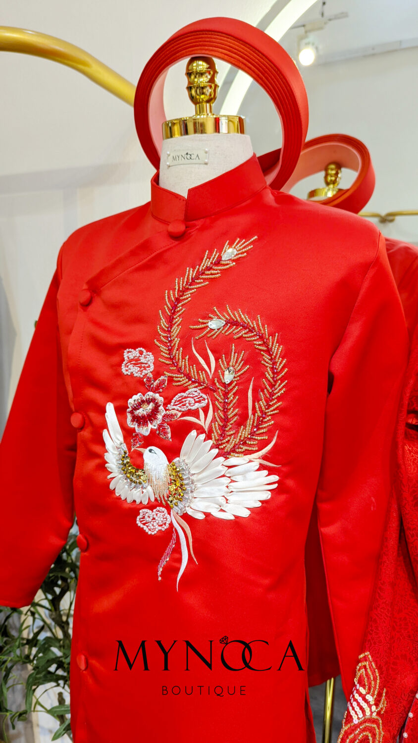 MC002 - Áo dài cặp đôi - Ảnh 5