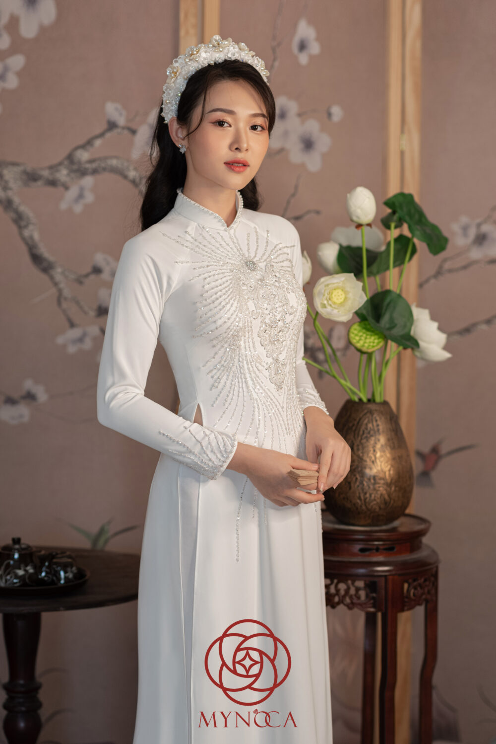 MCD003 - Áo dài cưới - Ảnh 4
