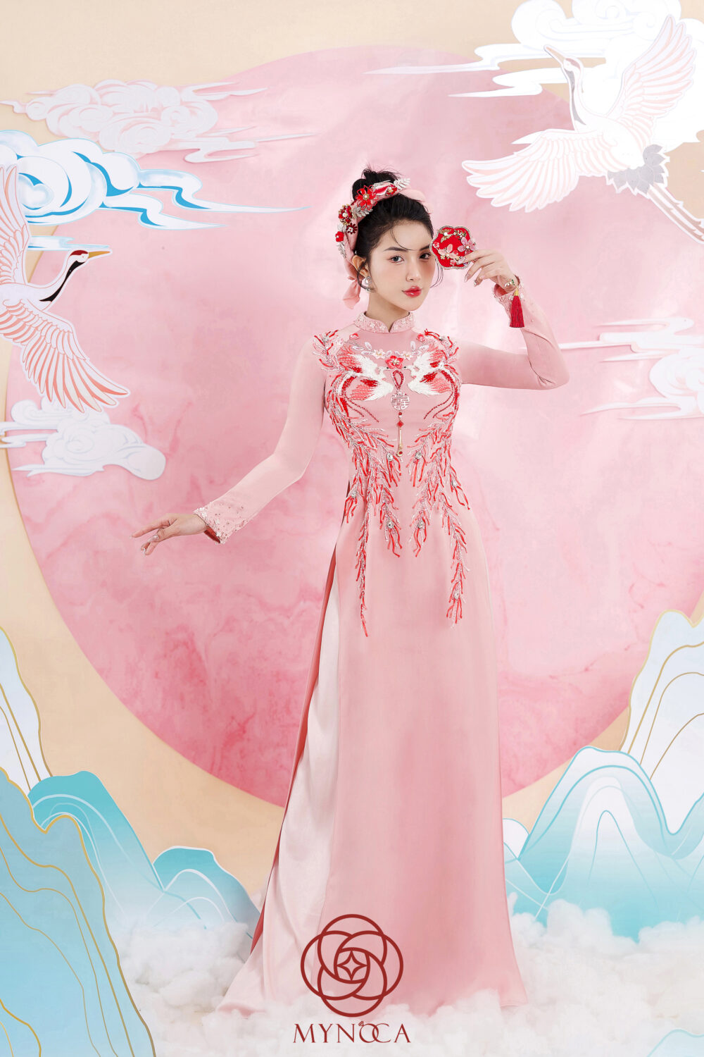 MCD017 - Áo dài cưới - Ảnh 3