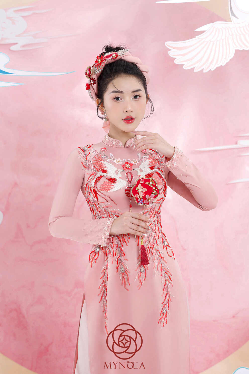 MCD017 - Áo dài cưới - Ảnh 4