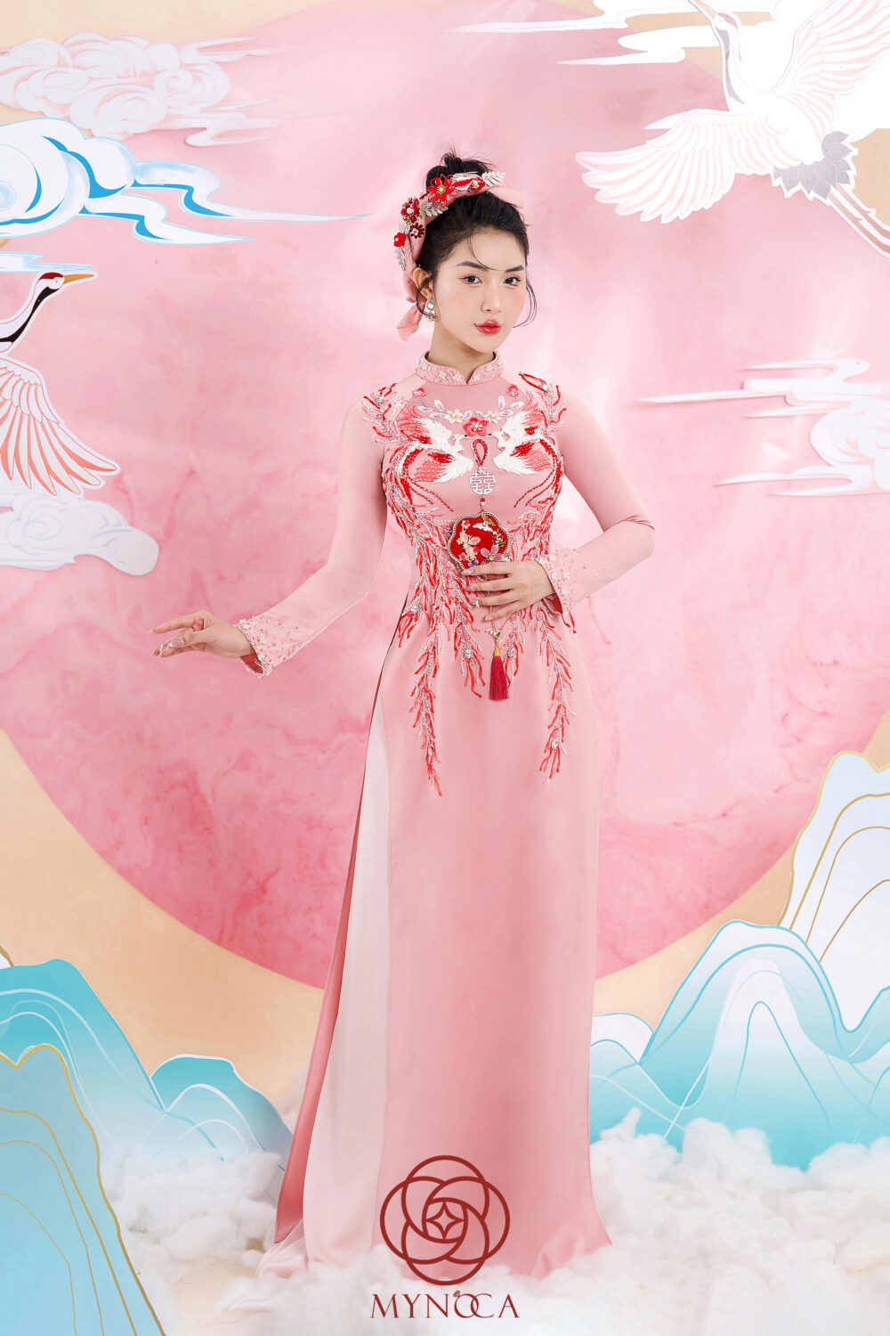 MCD017 - Áo dài cưới - Ảnh 5