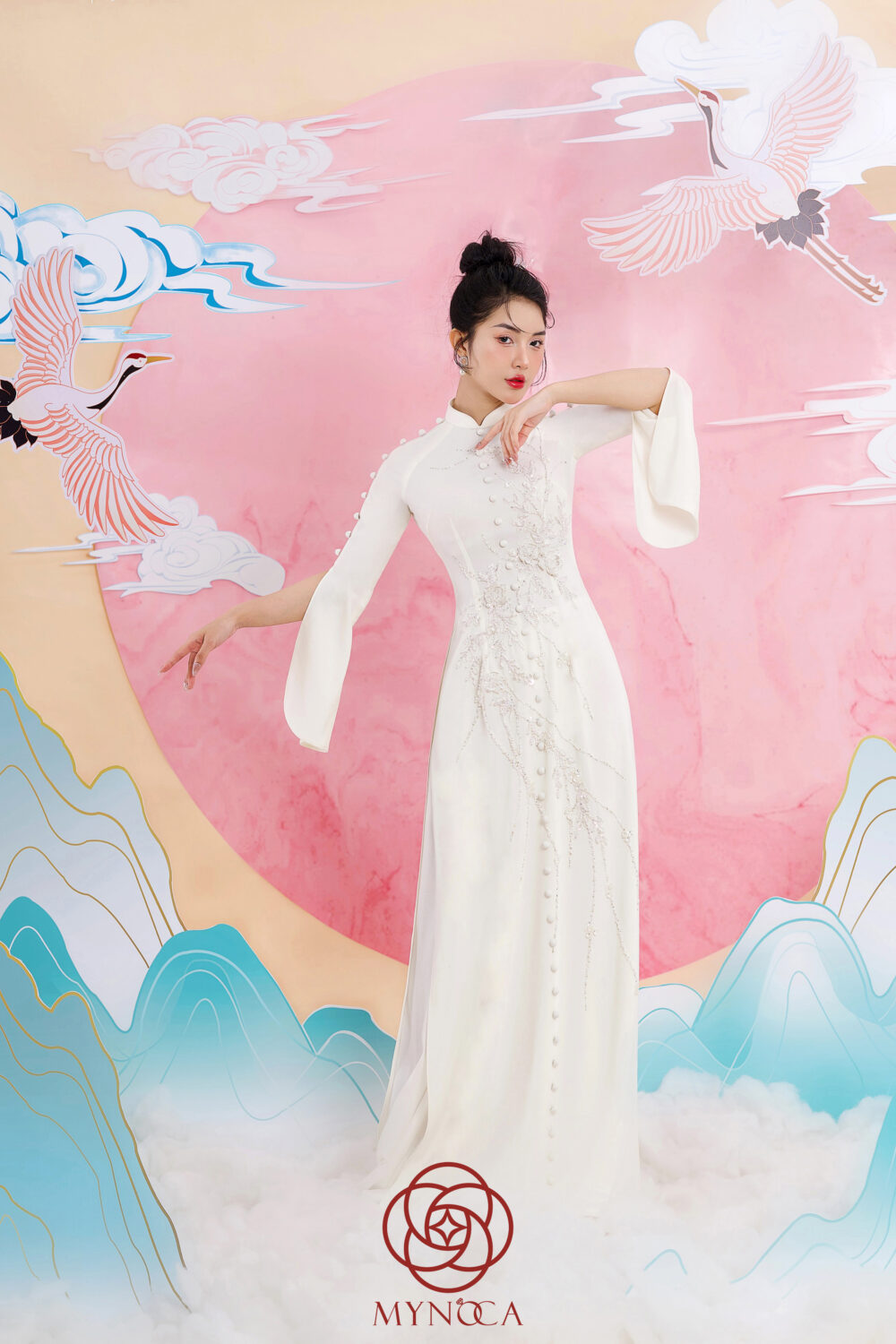MCD018 - Áo dài cưới - Ảnh 3