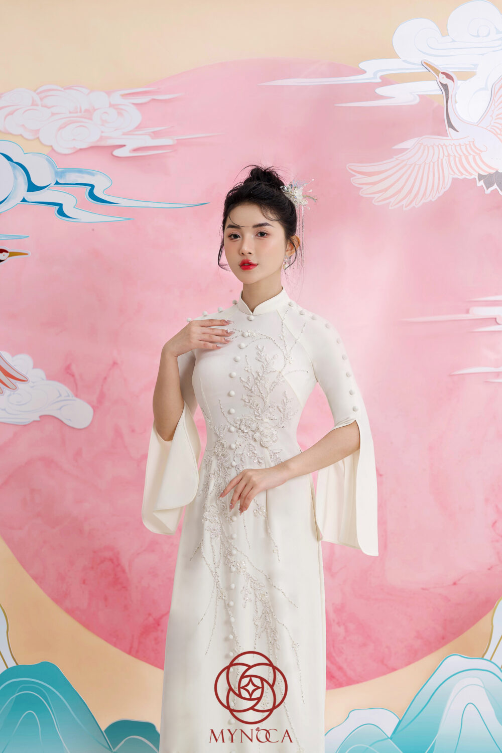 MCD018 - Áo dài cưới - Ảnh 4