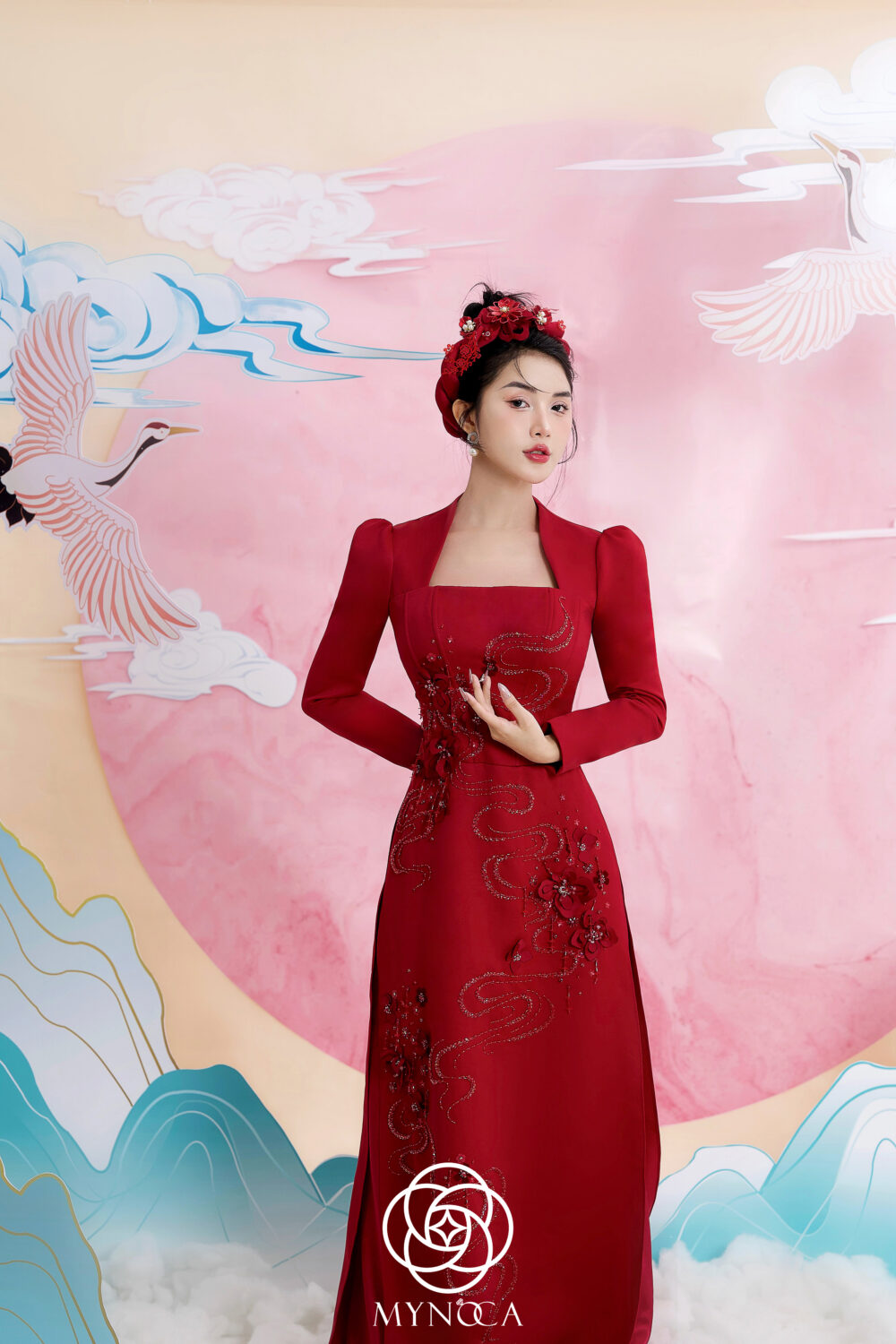 MCD021 - Áo dài cưới - Ảnh 2