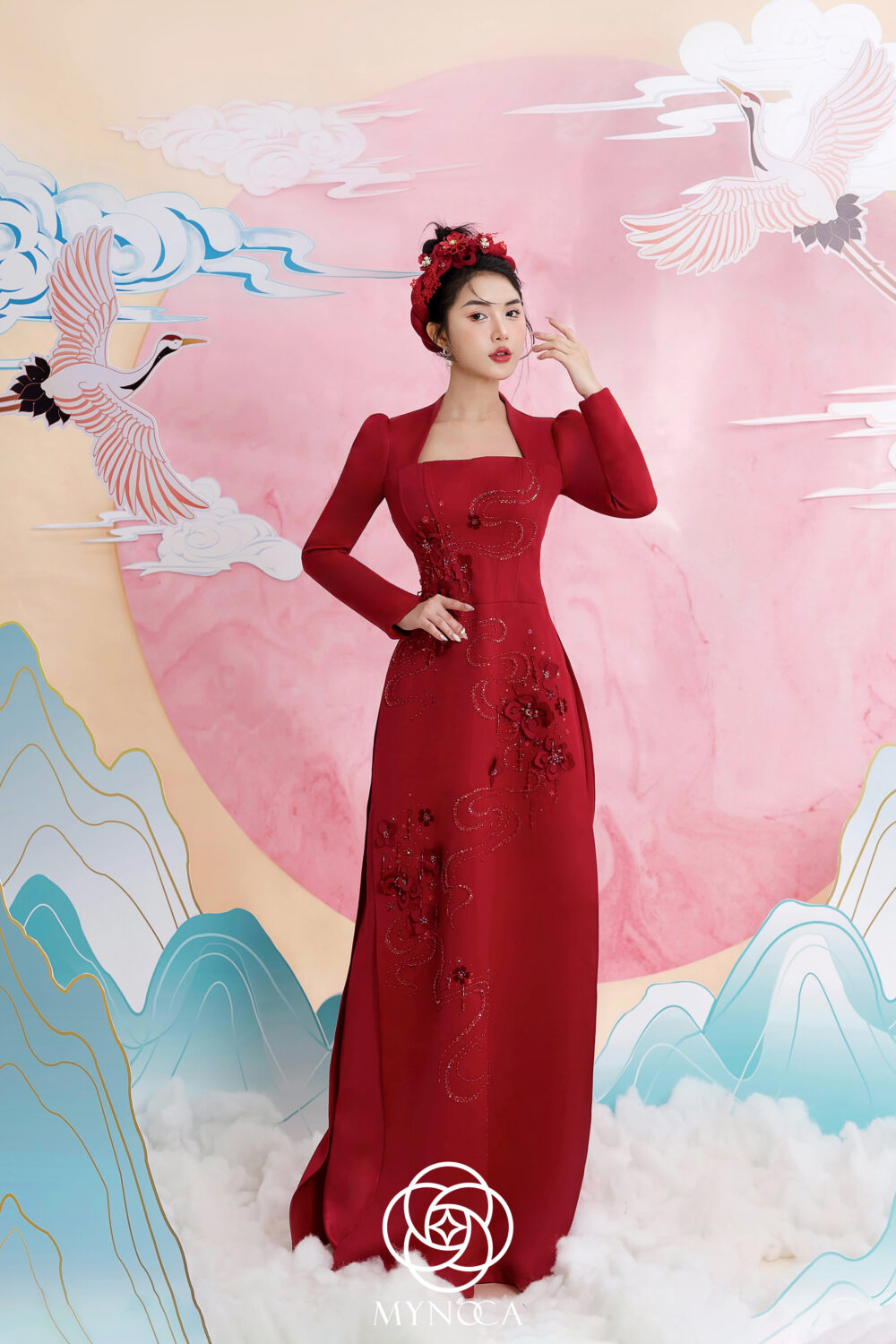 MCD021 - Áo dài cưới - Ảnh 3
