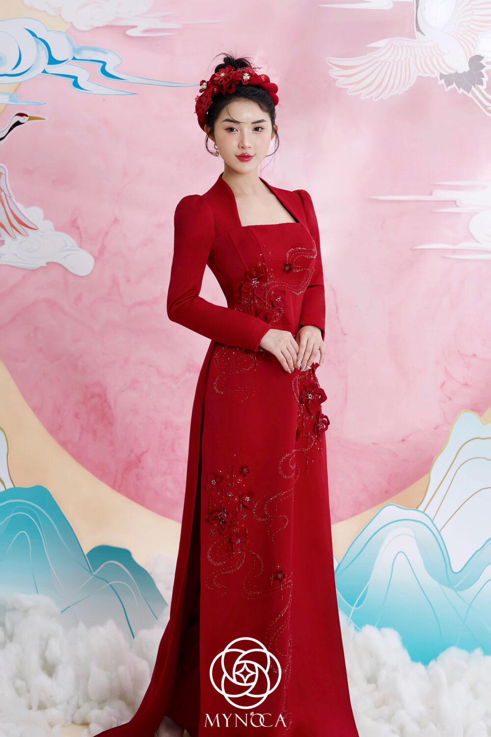 MCD021 - Áo dài cưới - Ảnh 4