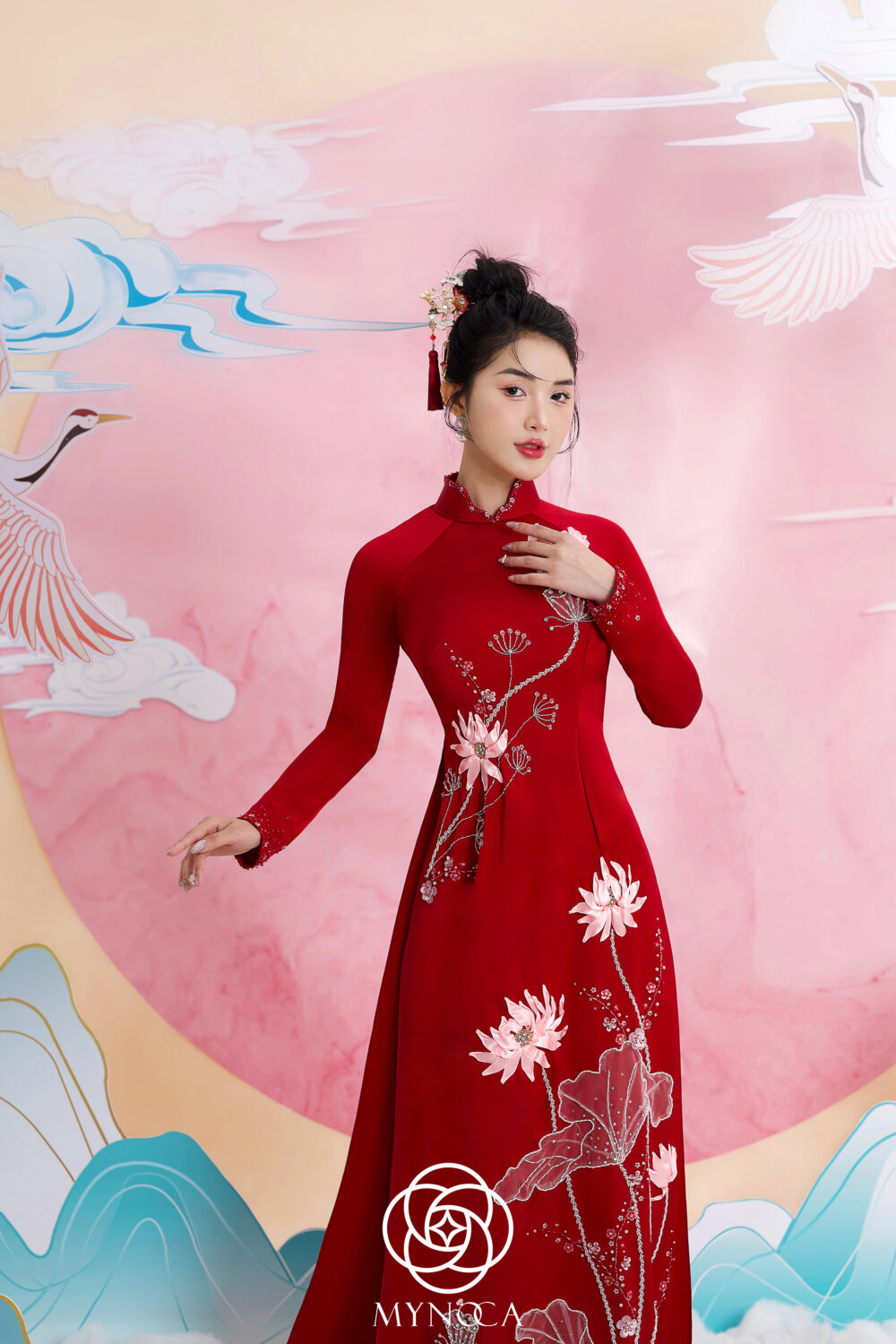 MCD022 - Áo dài cưới - Ảnh 4