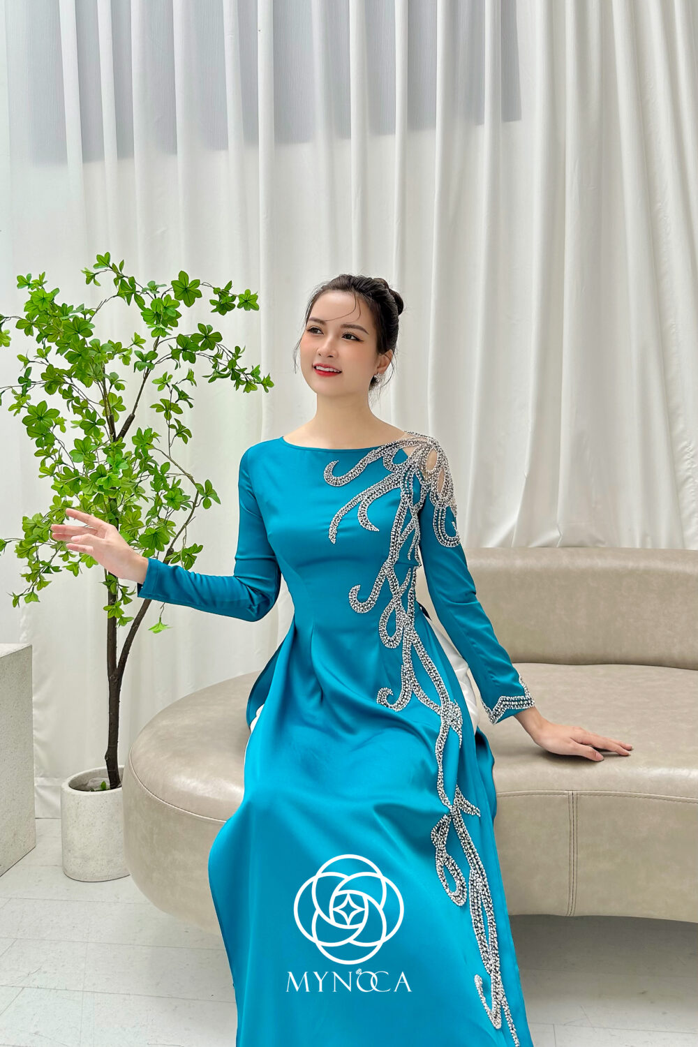 MBS050 - Áo dài bà sui - Ảnh 2