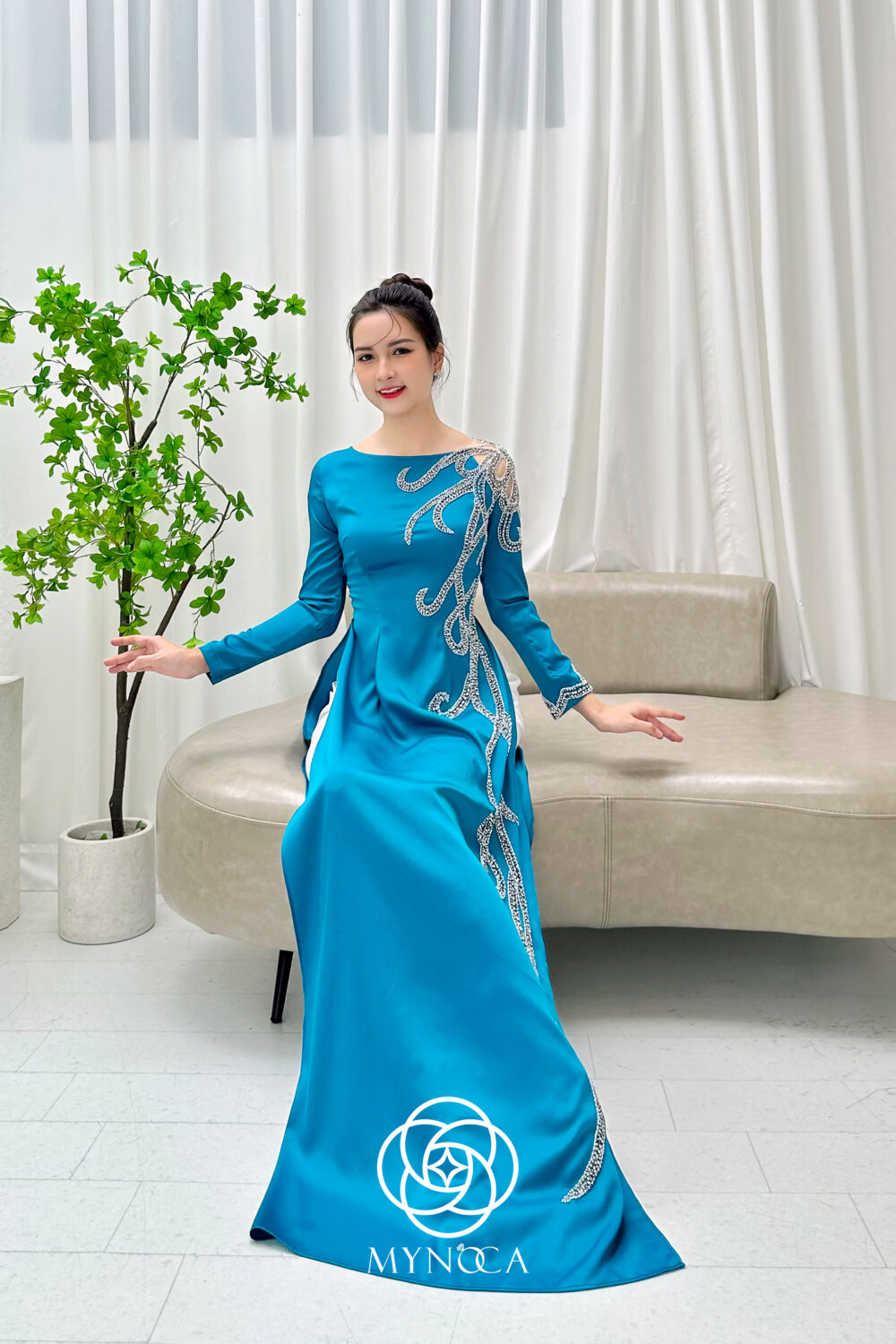 MBS050 - Áo dài bà sui - Ảnh 3