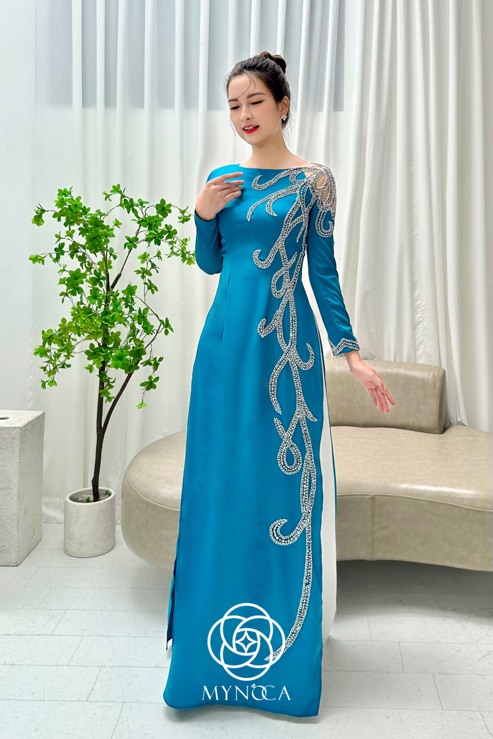 MBS050 - Áo dài bà sui - Ảnh 4