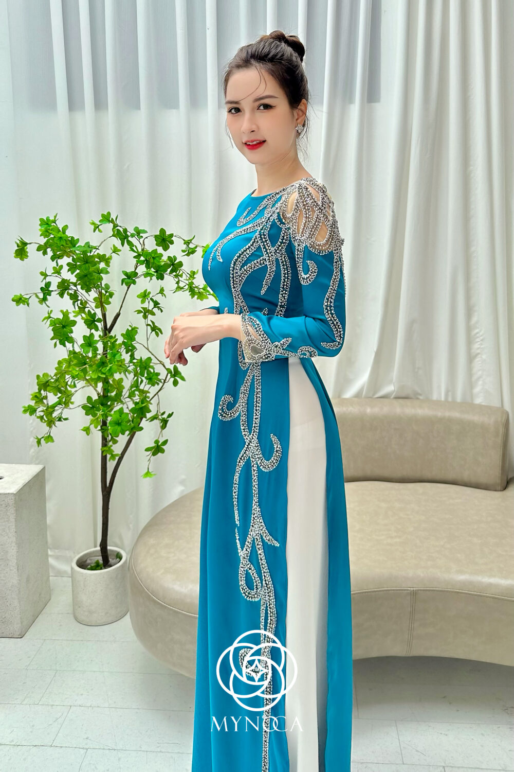 MBS050 - Áo dài bà sui - Ảnh 5