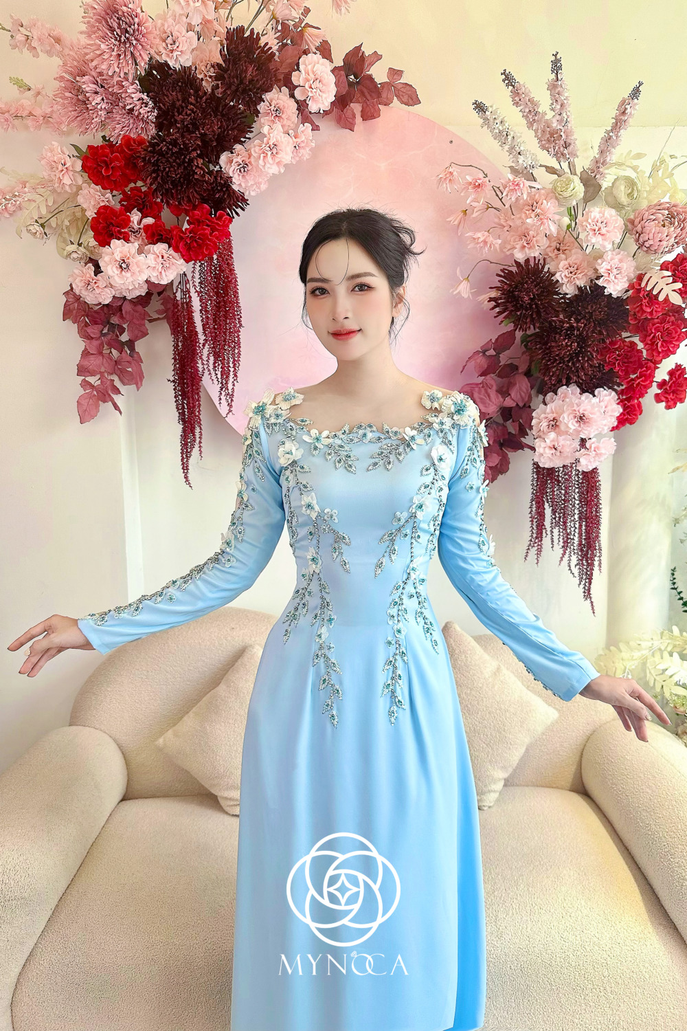 MBS085 - Áo dài bà sui - Ảnh 2