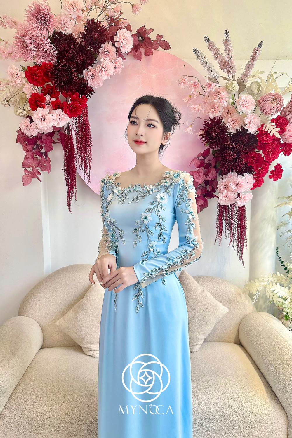 MBS085 - Áo dài bà sui - Ảnh 3