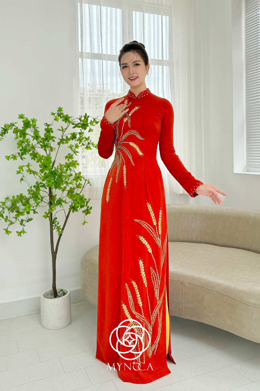 MBS009 - Áo dài bà sui