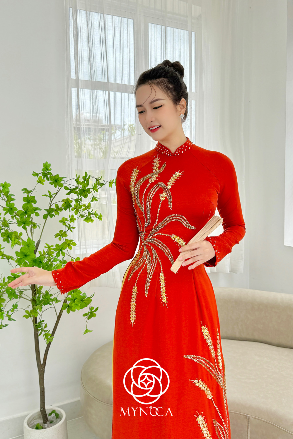 MBS009 - Áo dài bà sui - Ảnh 2
