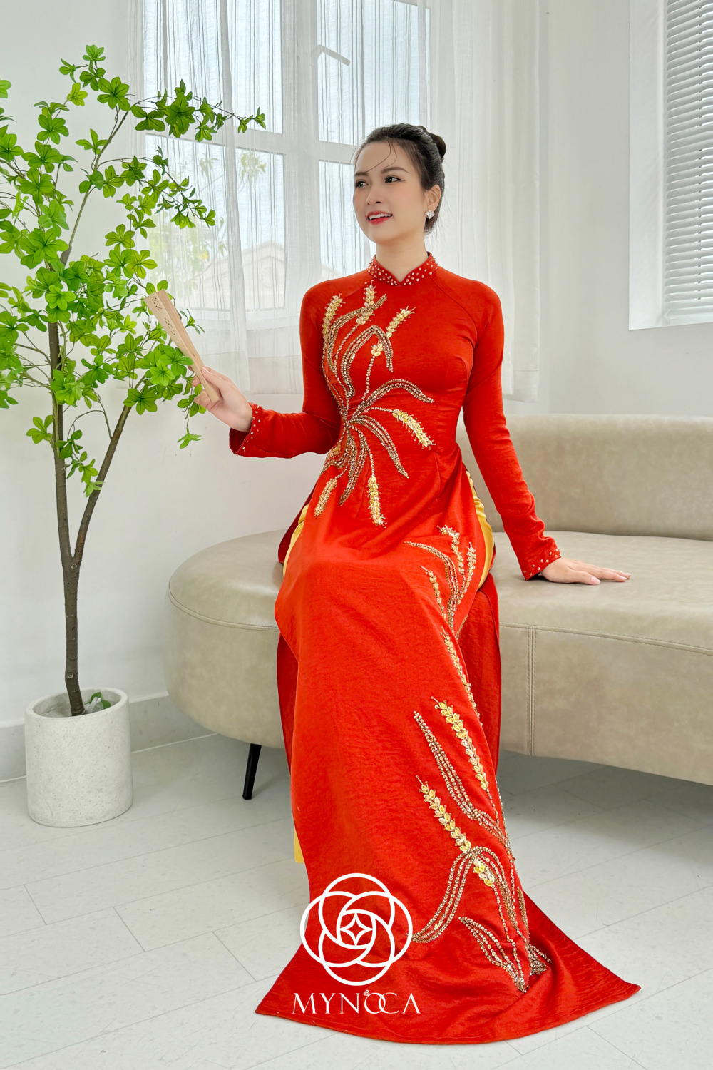 MBS009 - Áo dài bà sui - Ảnh 3