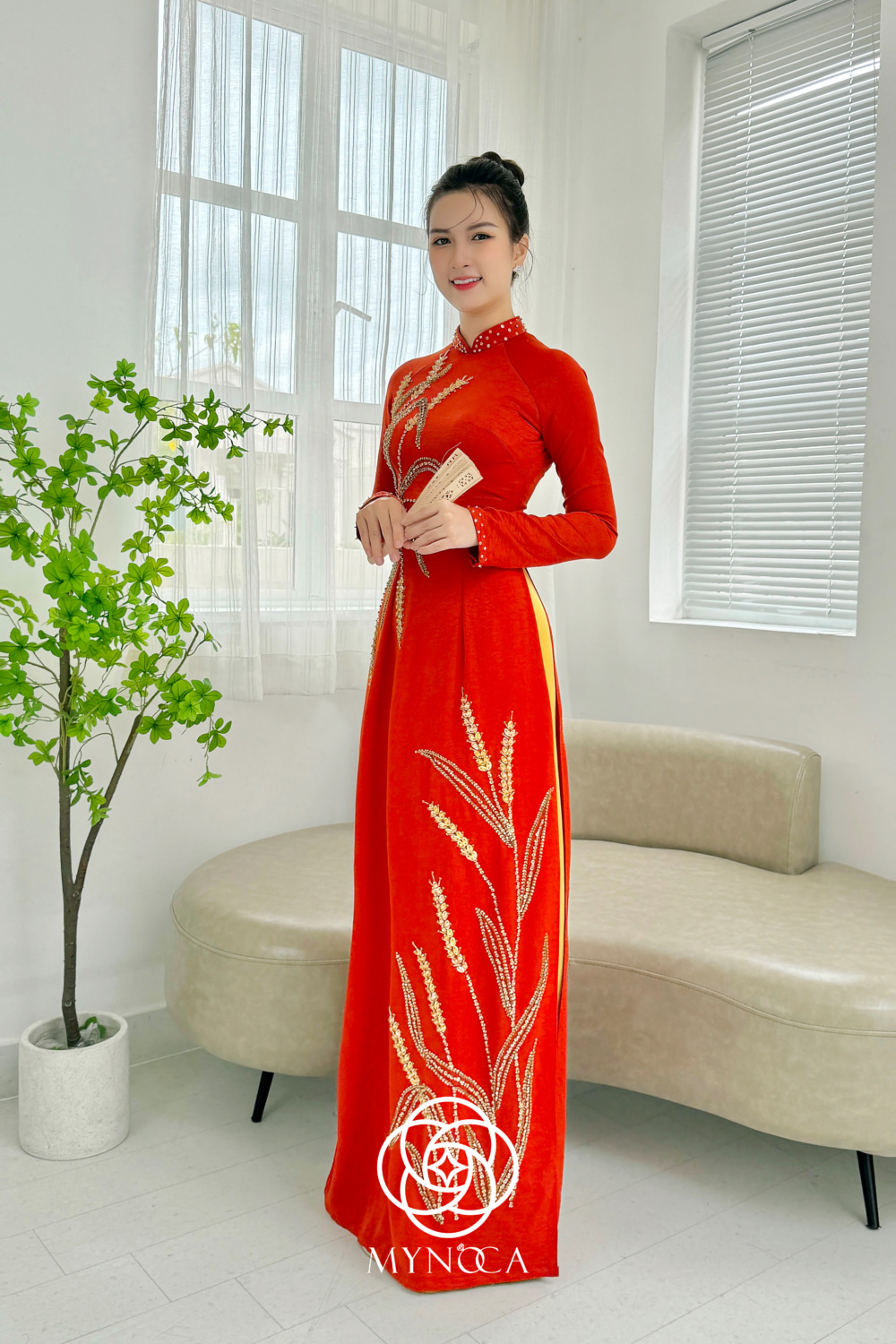 MBS009 - Áo dài bà sui - Ảnh 5