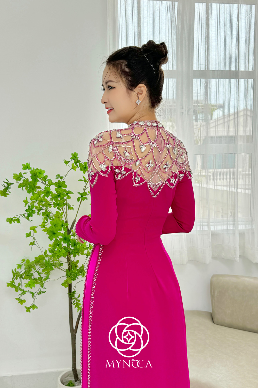 MBS075 - Áo dài bà sui - Ảnh 5