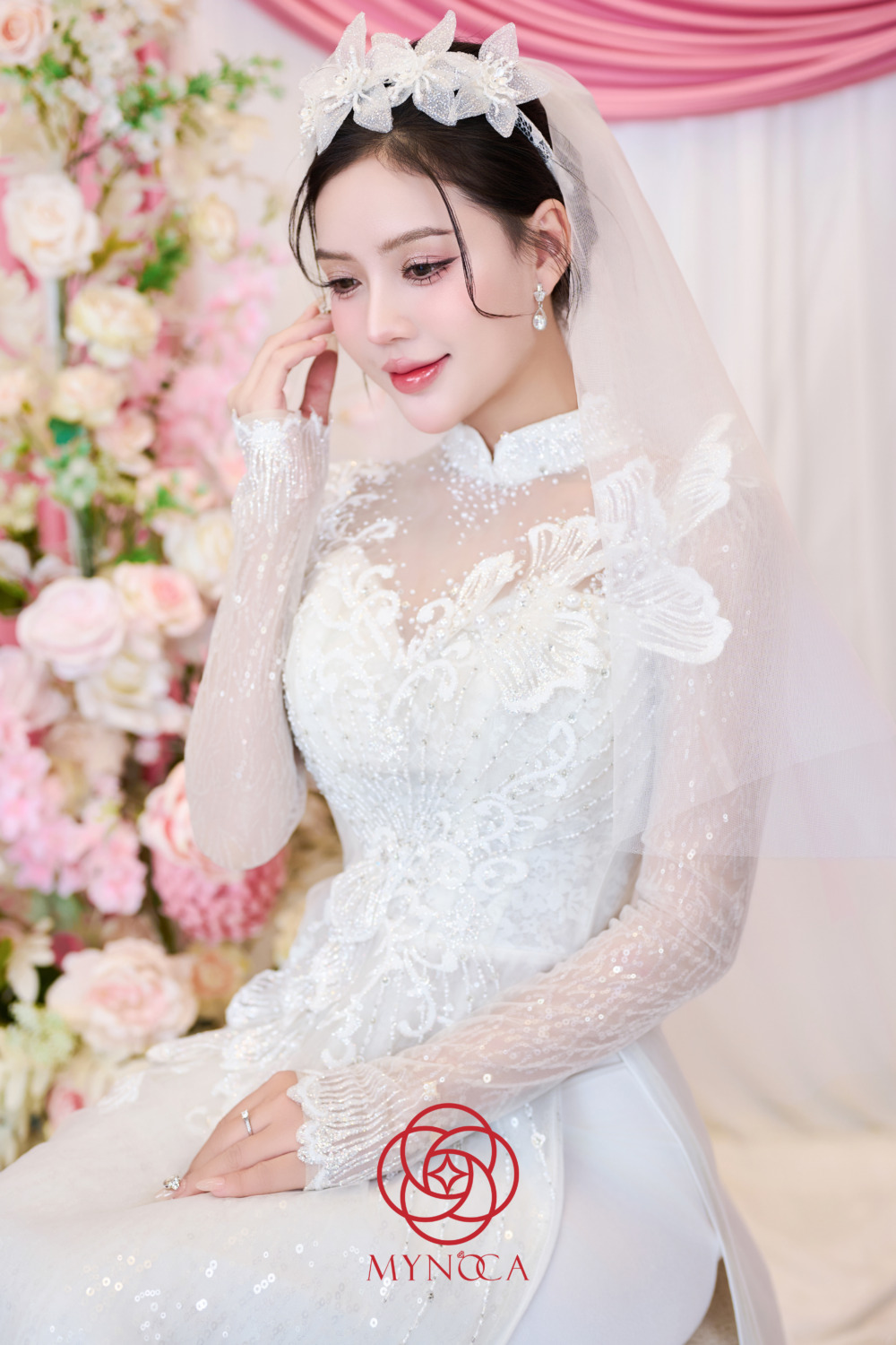 MCD052 - Áo dài cưới - Ảnh 3