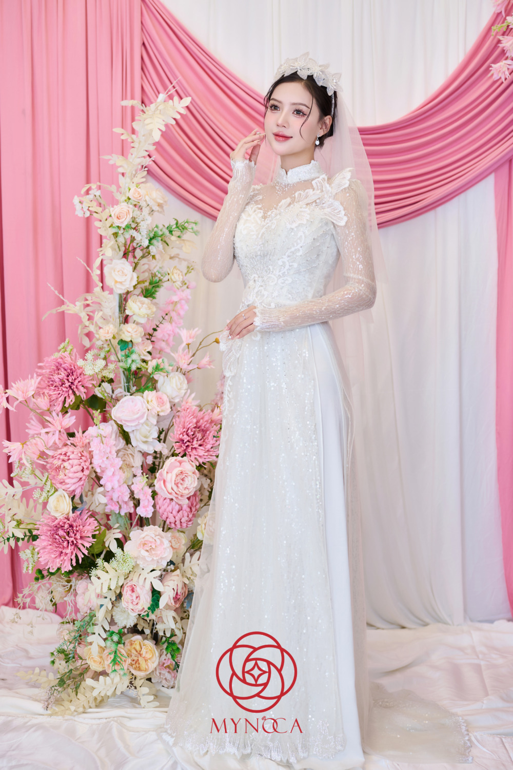 MCD052 - Áo dài cưới - Ảnh 4