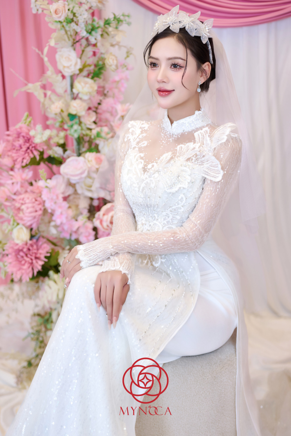 MCD052 - Áo dài cưới - Ảnh 5