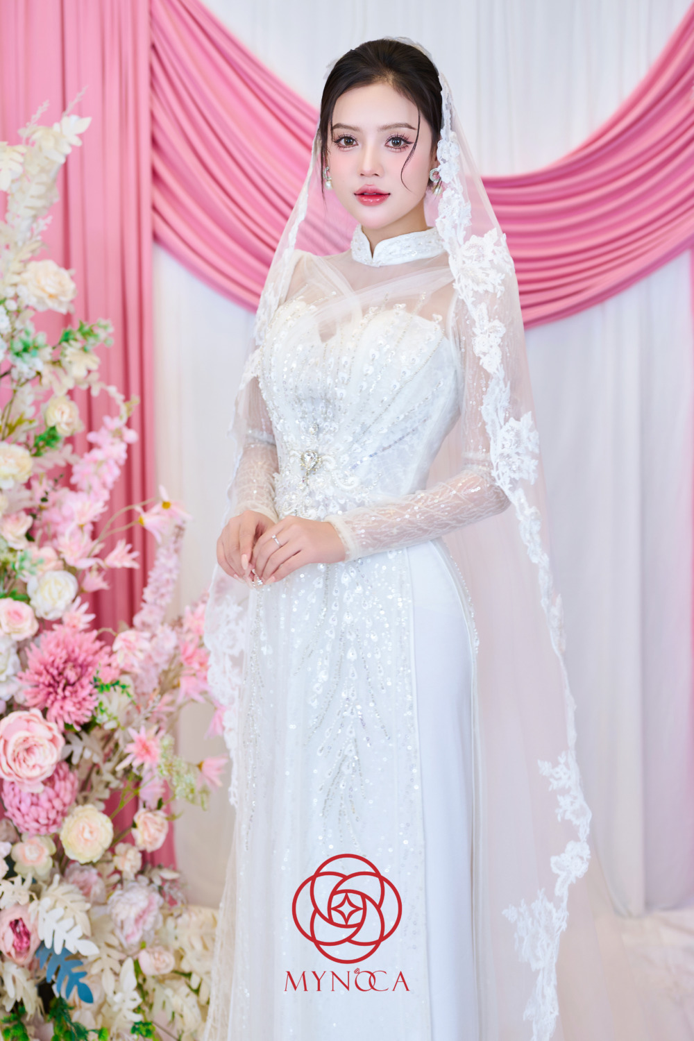 MCD055 - Áo dài cưới - Ảnh 2