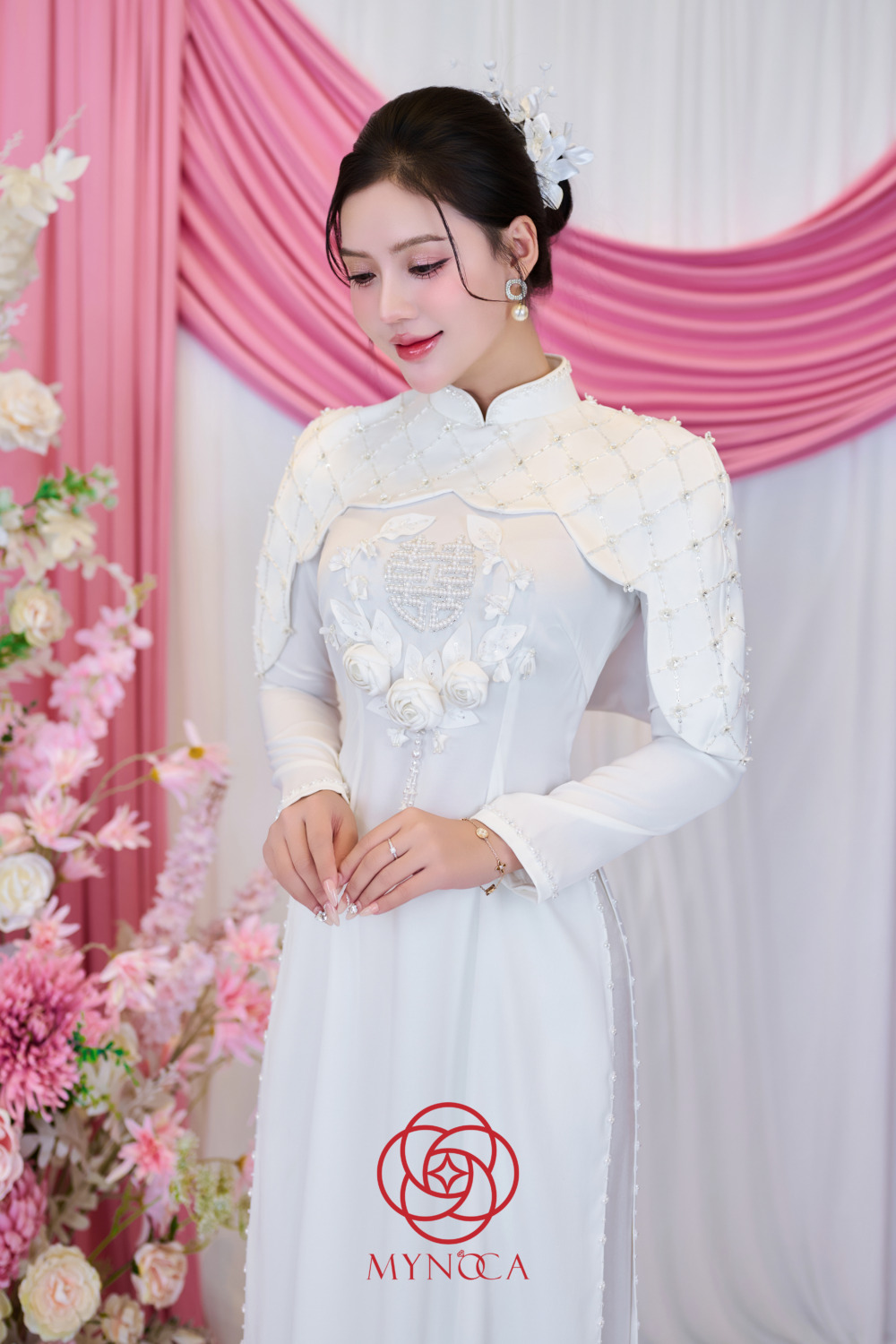 MCD057 - Áo dài cưới - Ảnh 2