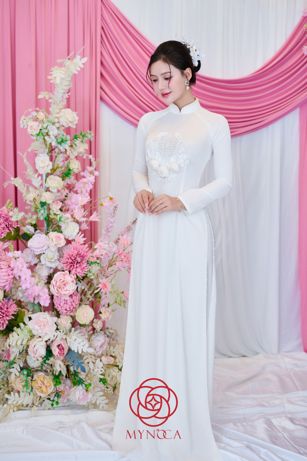MCD057 - Áo dài cưới - Ảnh 4