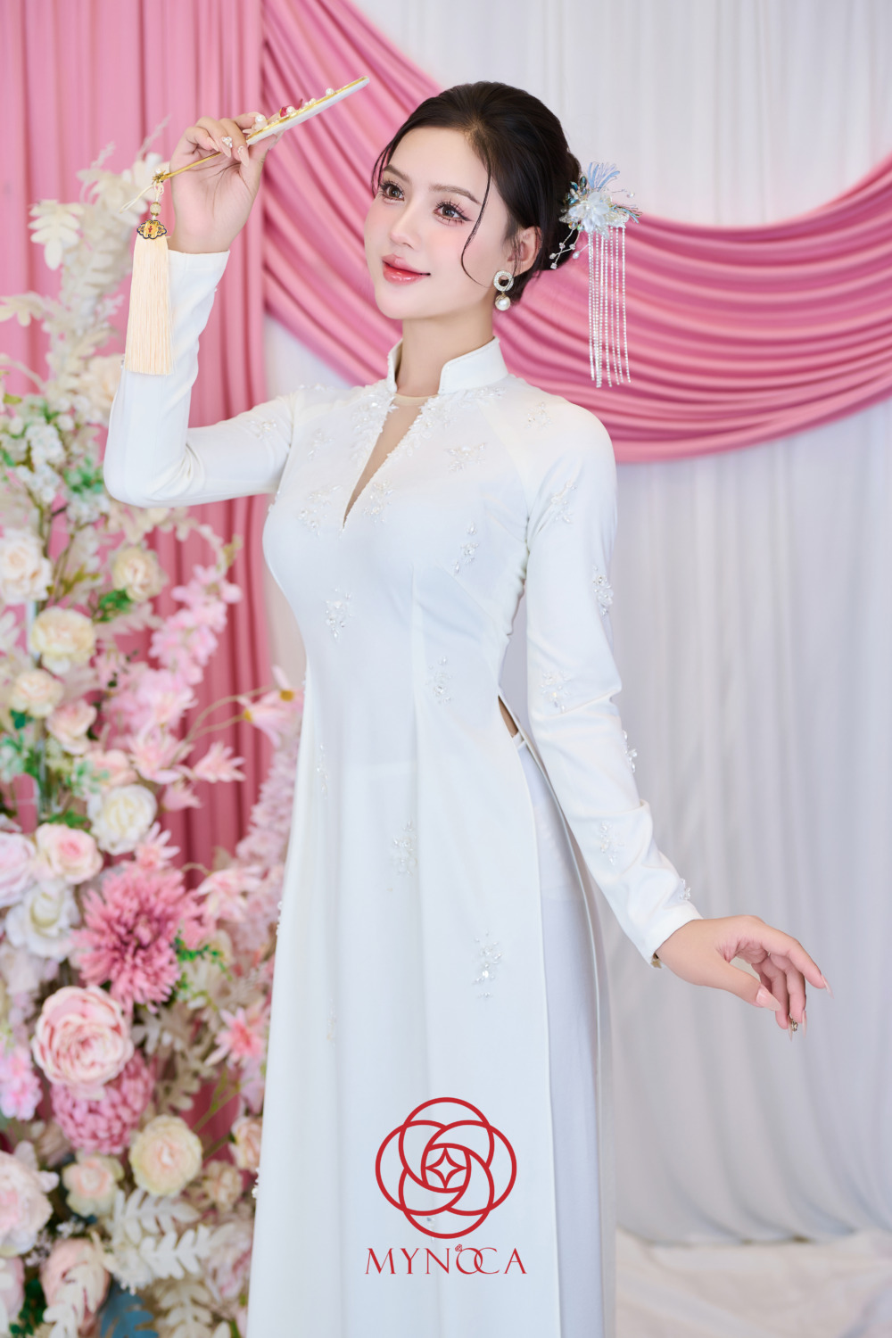 MCD058 - Áo dài cưới - Ảnh 2