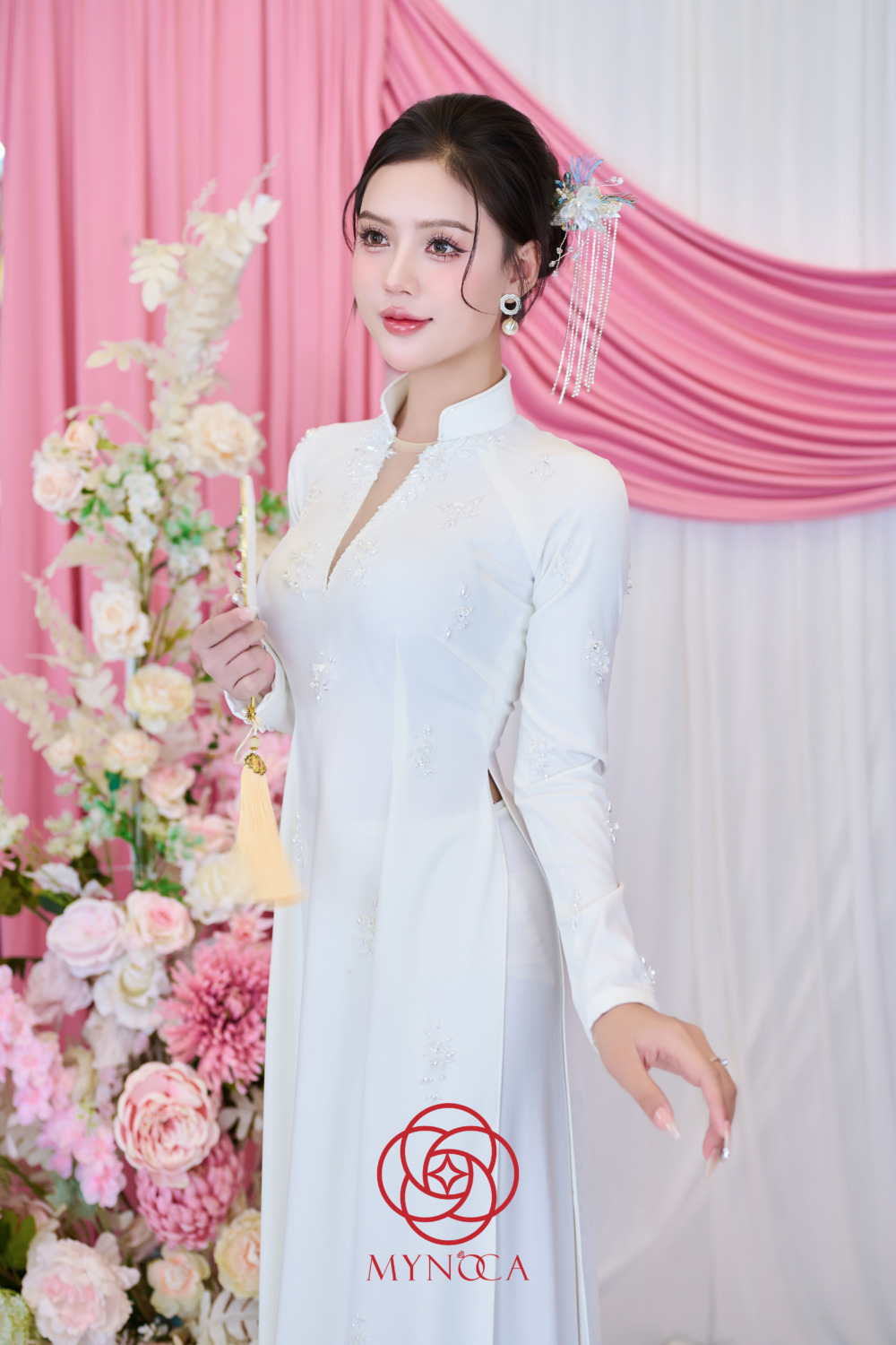 MCD058 - Áo dài cưới - Ảnh 4